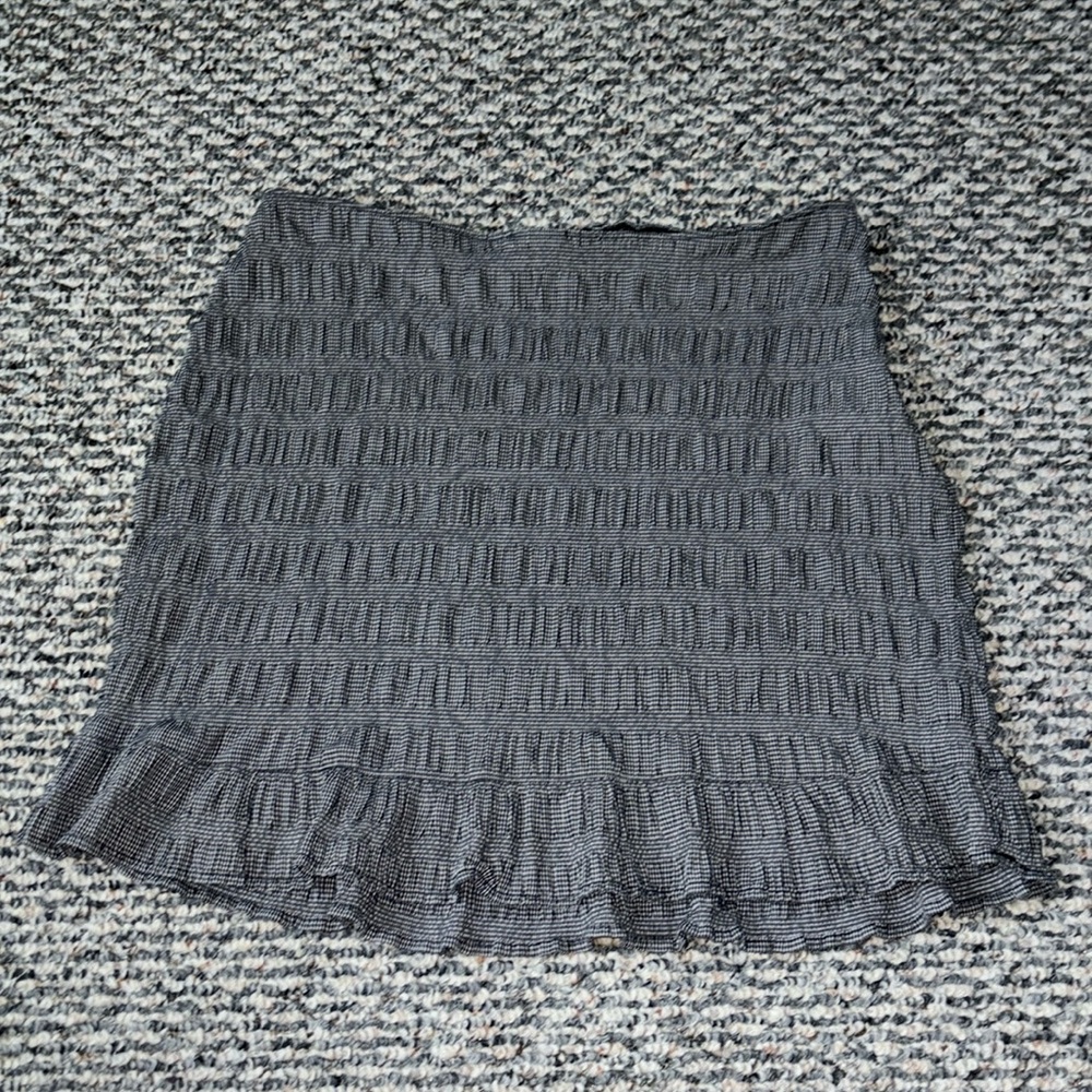 Gingham Mini Skirt